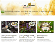 Tablet Screenshot of coloradogardenfoundation.org